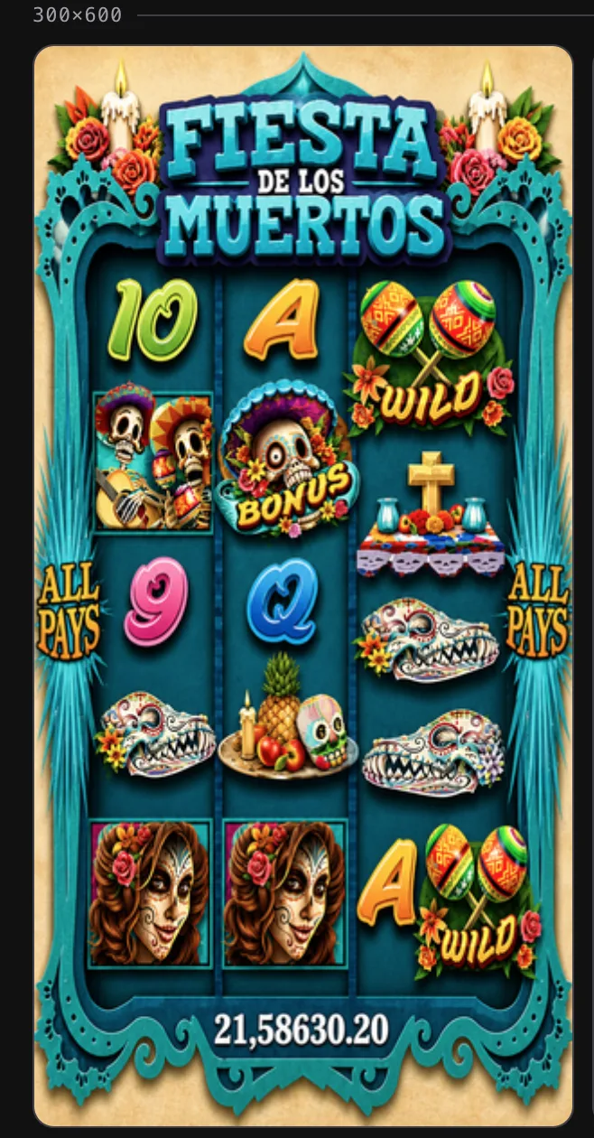 Vertical slot game variation